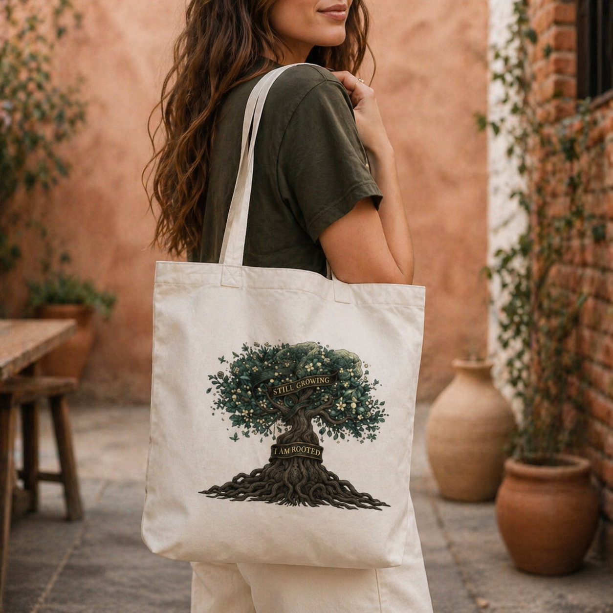 I am ROOTED Tote Bag
