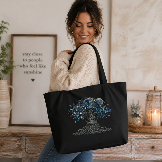 I am ROOTED Statement Tote