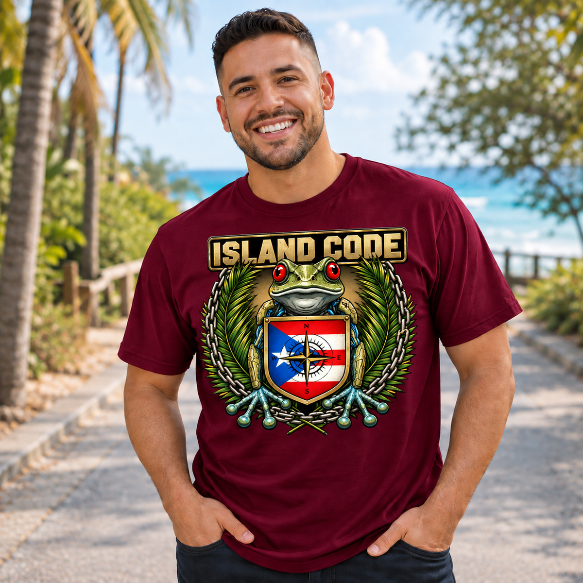 Island Code Tee