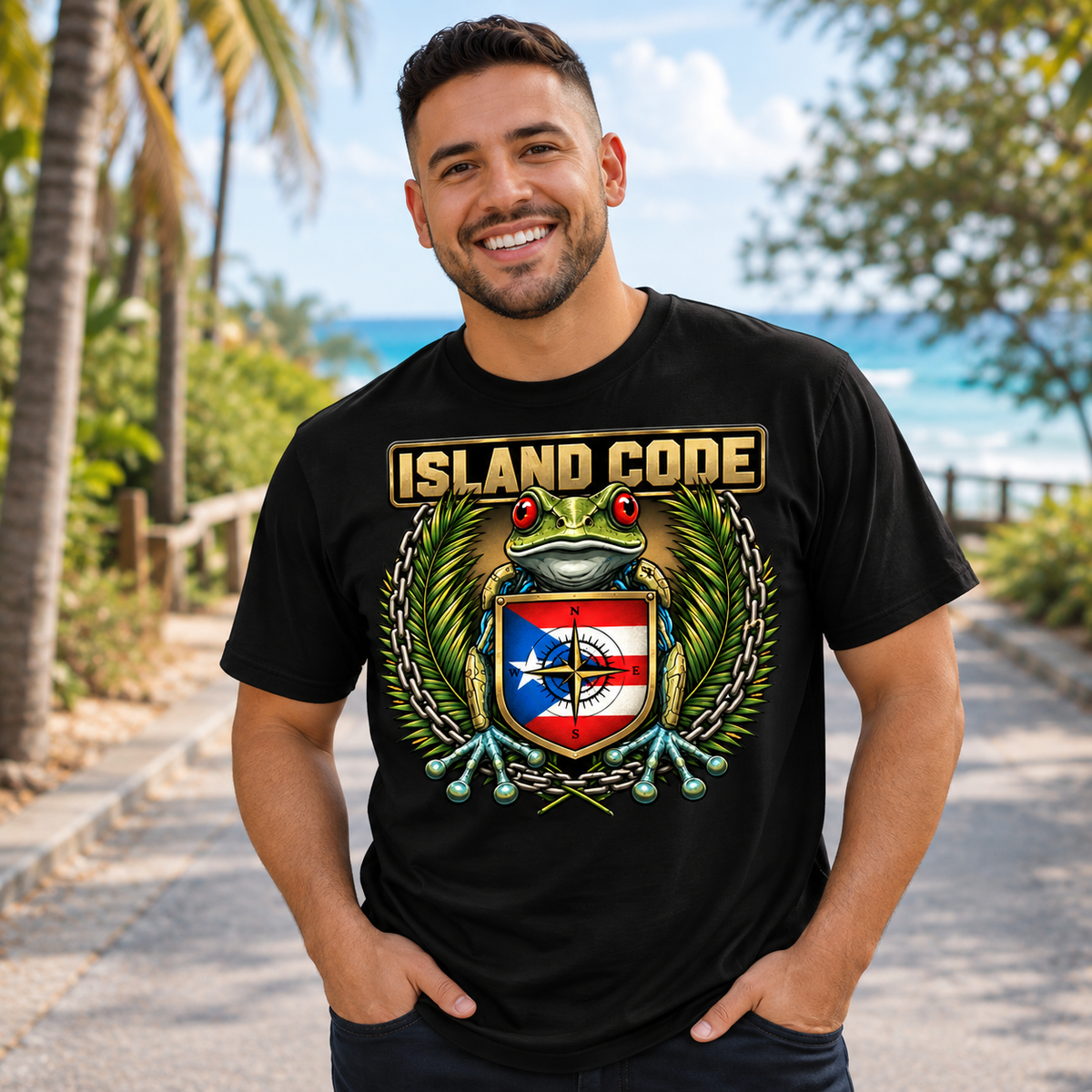 Island Code Tee