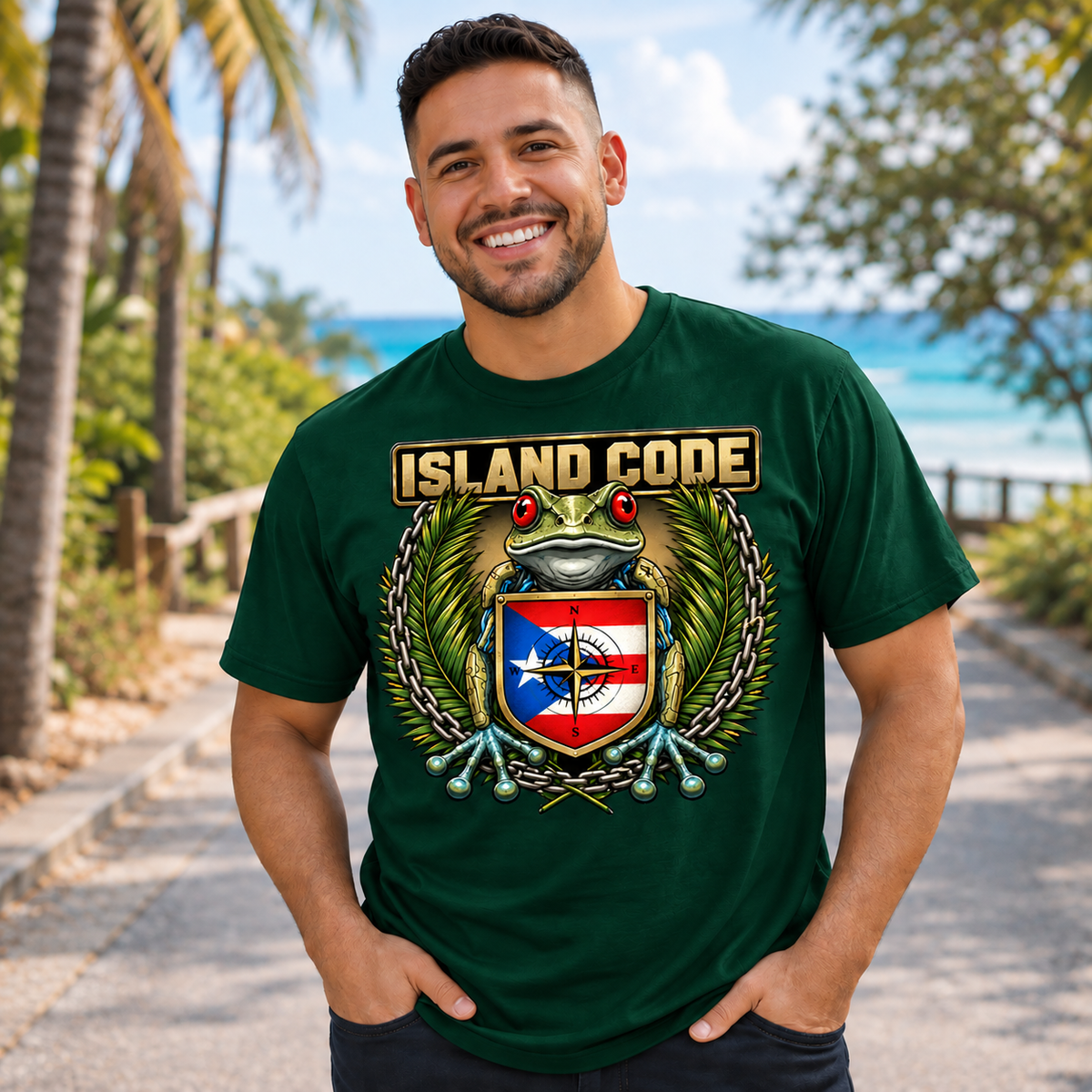 Island Code Tee