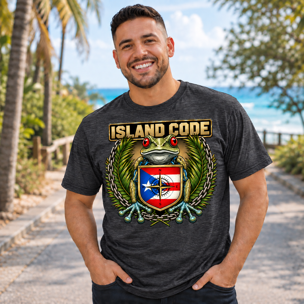 Island Code Tee