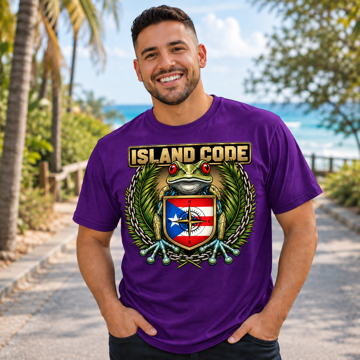 Island Code Tee