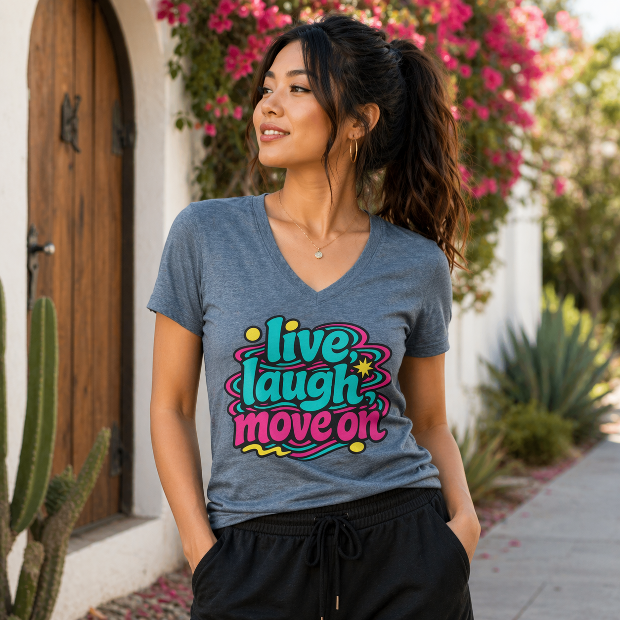 Live, Laugh, Move On Collective Tee