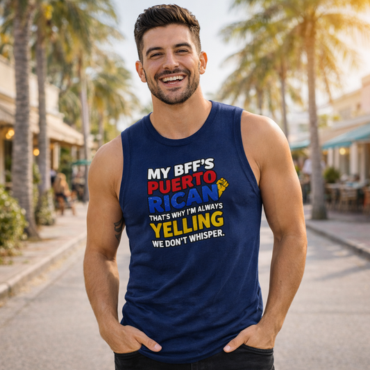 I am YELLING Muscle Tank