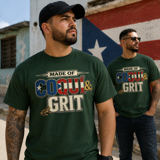 Made of Coqui and Grit Tee