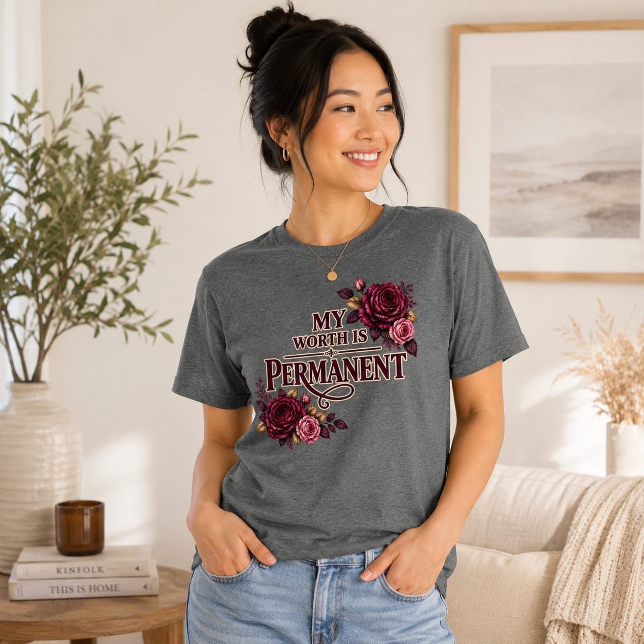 My Worth is Perm Boxy Tee